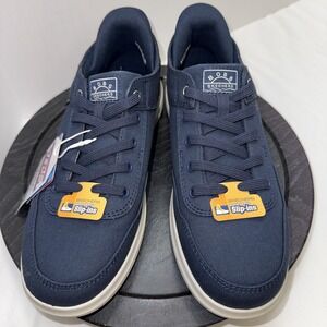 Skechers Women's 9W BOBS D'Vine - So Devoted‎ Navy Slip-Ins Shoes 114826W.NVY